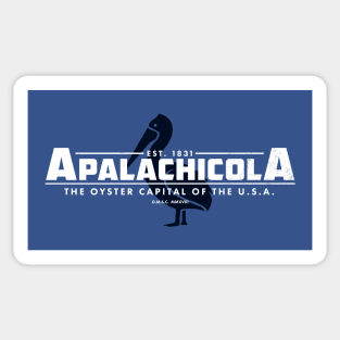 Apalachicola Florida - Pelican Sticker